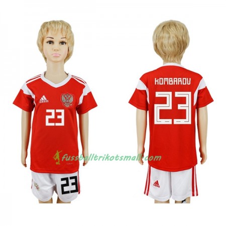 Fußballtrikots Russland Kombarov 23 Kinder WM 2018 Heimtrikotsatz kaufen